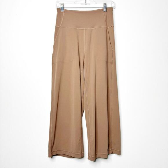 Lululemon Align Wide Leg Super High Rise Crop 23” in Cacao Size 8 - Picture 2 of 9